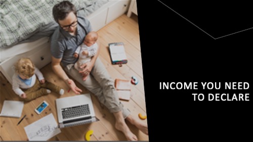 Income you need to declare